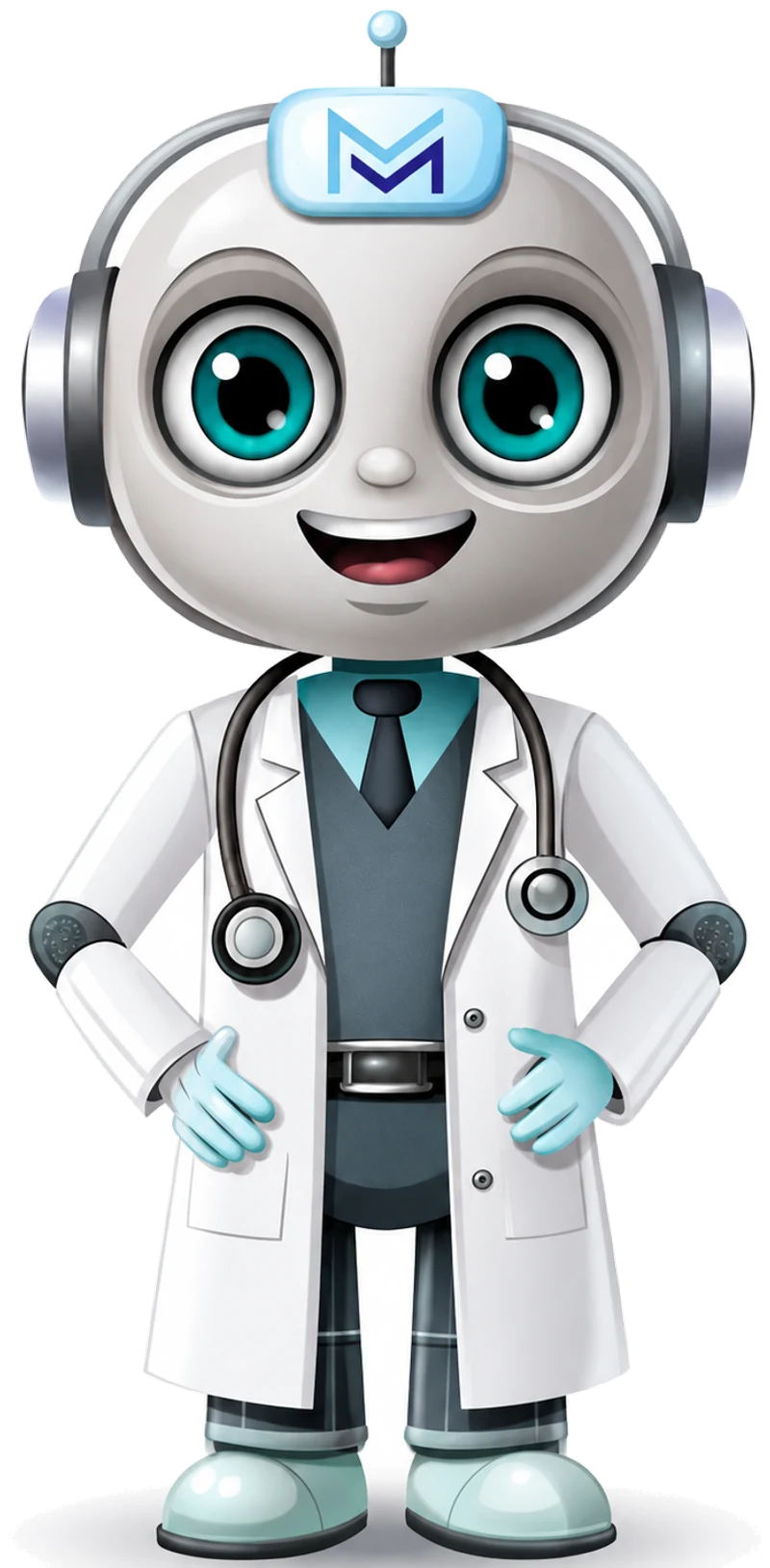 BotDoc by MindBotics — robot doctor mascot